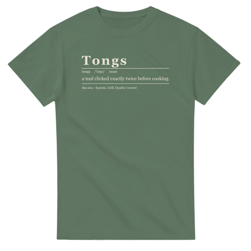 Tongs Definition BBQ t-shirt, alternate view