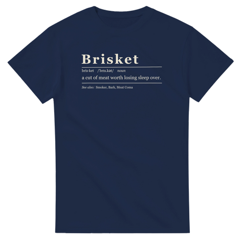 Brisket Definition BBQ t-shirt, alternate view