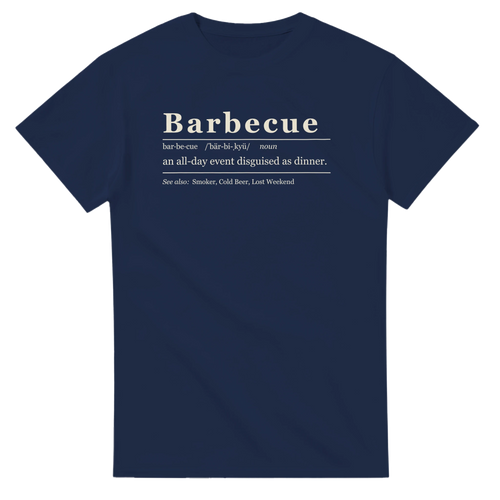 Barbecue Definition BBQ t-shirt, alternate view