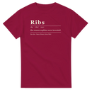 Ribs Definition BBQ t-shirt, alternate view