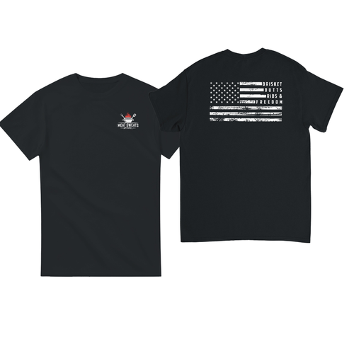 Brisket Butts Ribs & Freedom Tee - Back Design
