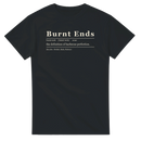Burnt Ends Definition BBQ t-shirt by Meat Sweats Apparel