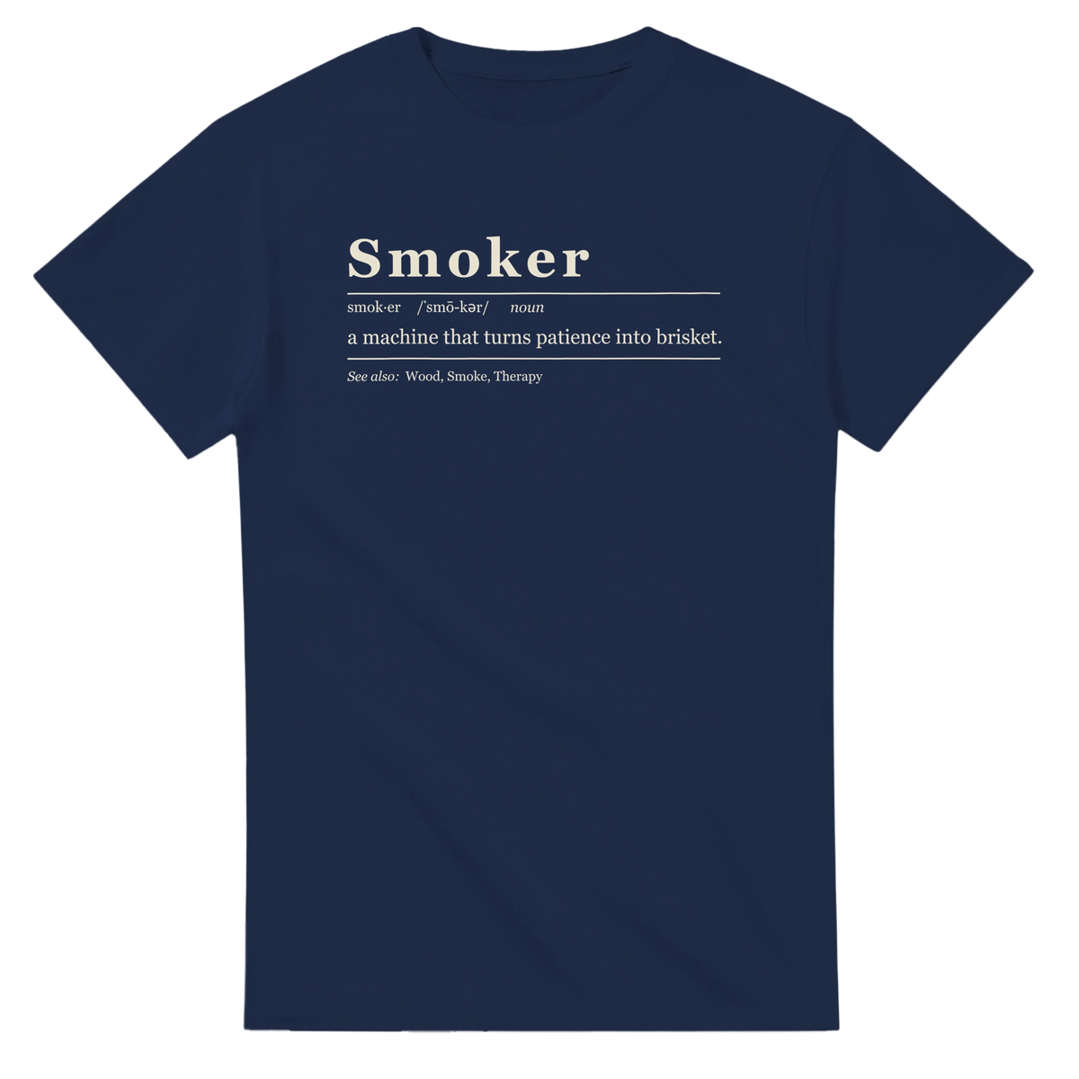 Smoker Definition BBQ t-shirt, alternate view