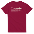 Vegetarian Definition BBQ t-shirt, alternate view