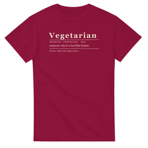 Vegetarian Definition BBQ t-shirt, alternate view