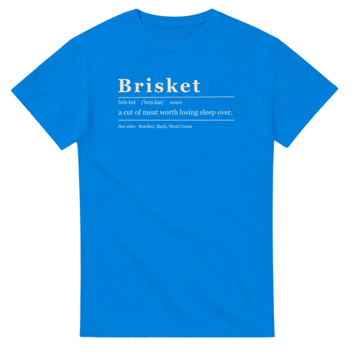 Brisket Definition BBQ t-shirt, alternate view