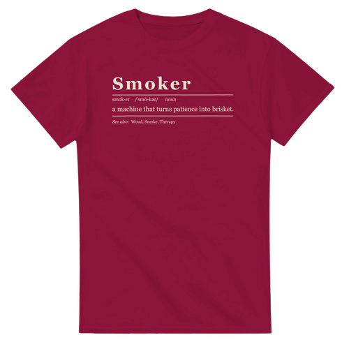 Smoker Definition BBQ t-shirt, alternate view
