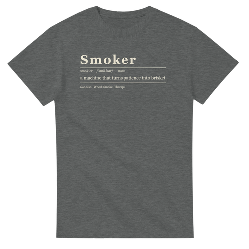 Smoker Definition BBQ t-shirt, alternate view