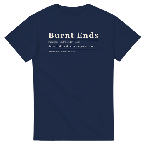 Burnt Ends Definition BBQ t-shirt, alternate view