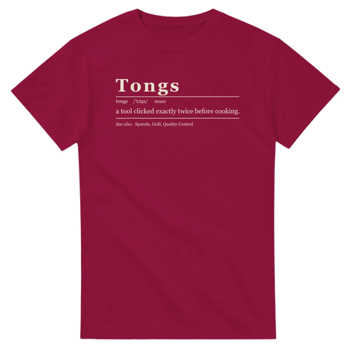Tongs Definition BBQ t-shirt, alternate view