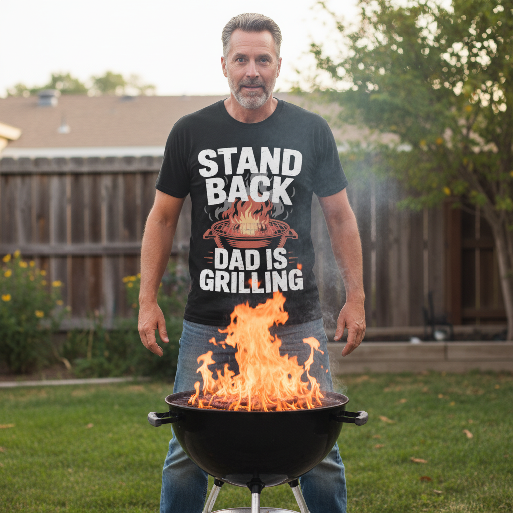 Stand Back Dad is Grilling T-Shirt