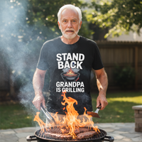 Load image into Gallery viewer, Stand Back Grandpa is Grilling T-Shirt
