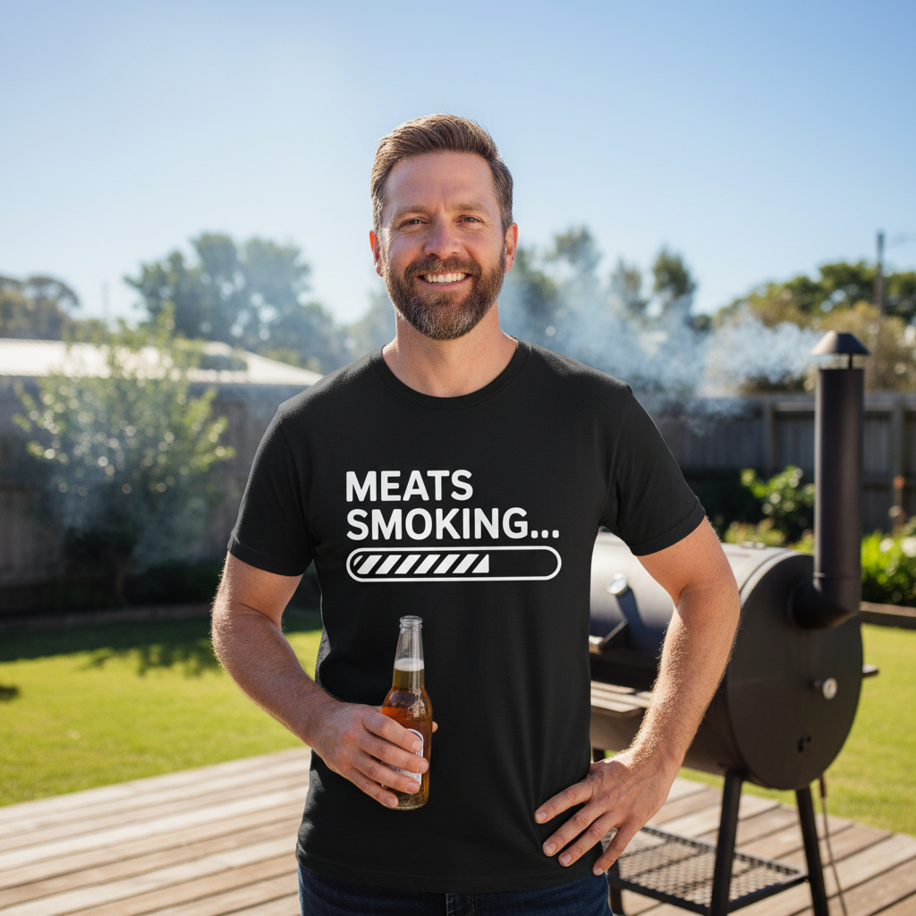 Meats Smoking Progress Bar T-Shirt