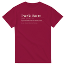 Pork Butt Definition BBQ t-shirt, alternate view