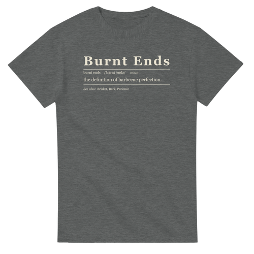 Burnt Ends Definition BBQ t-shirt, alternate view