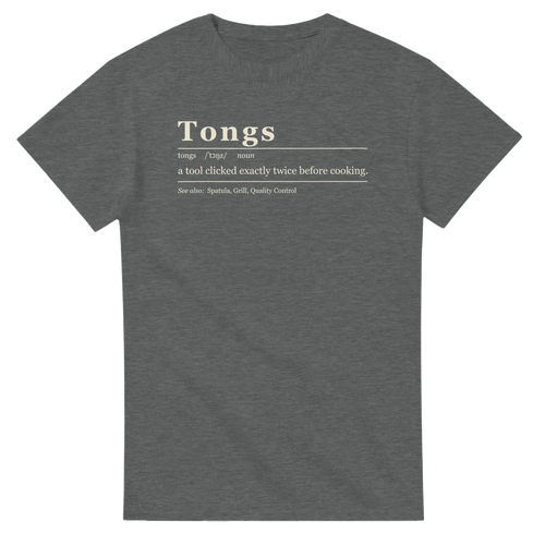 Tongs Definition BBQ t-shirt, alternate view