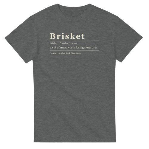Brisket Definition BBQ t-shirt, alternate view