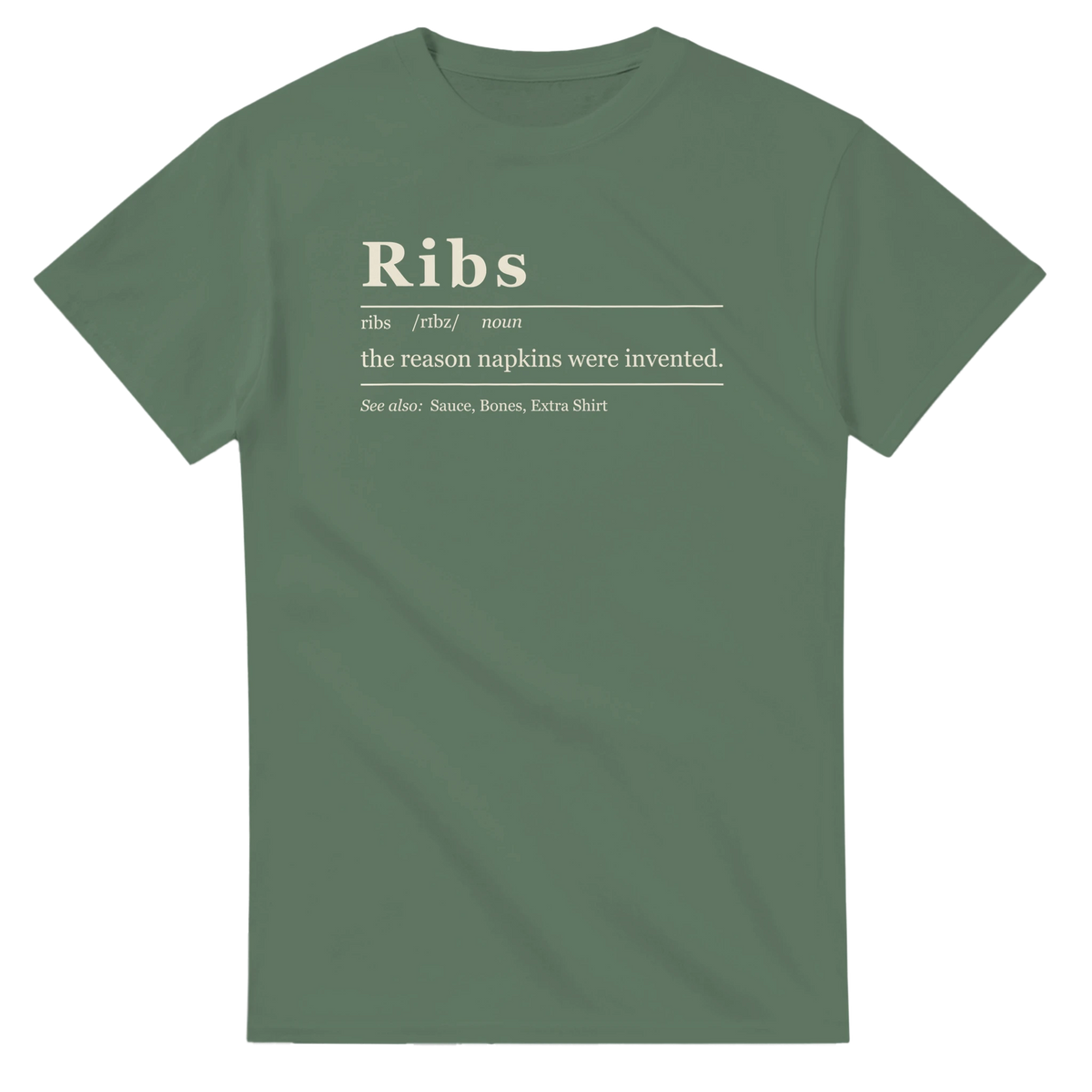 Ribs Definition BBQ T-Shirt