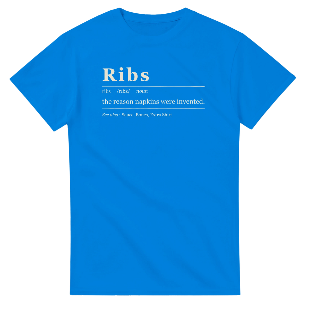 Ribs Definition BBQ t-shirt, alternate view