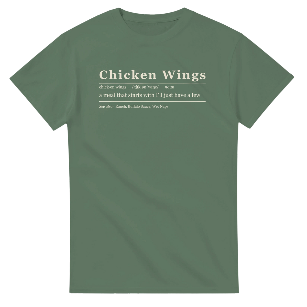 Chicken Wings Definition BBQ T-Shirt