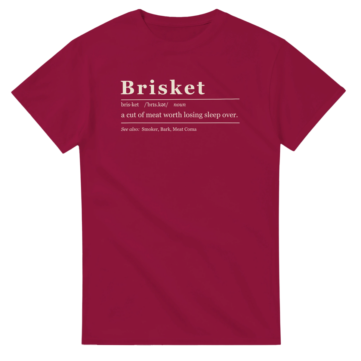 Brisket Definition BBQ t-shirt, alternate view