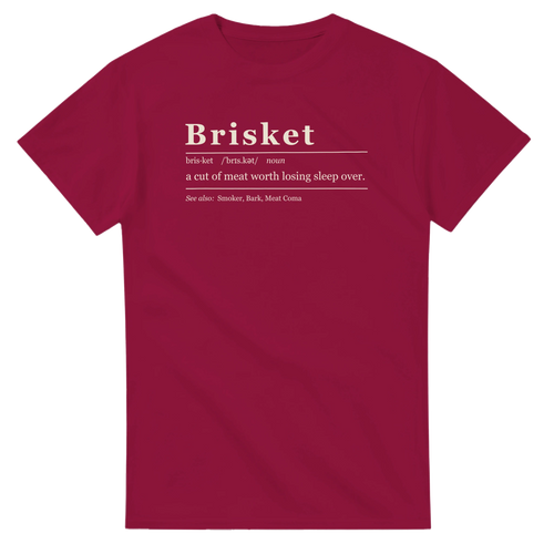 Brisket Definition BBQ t-shirt, alternate view