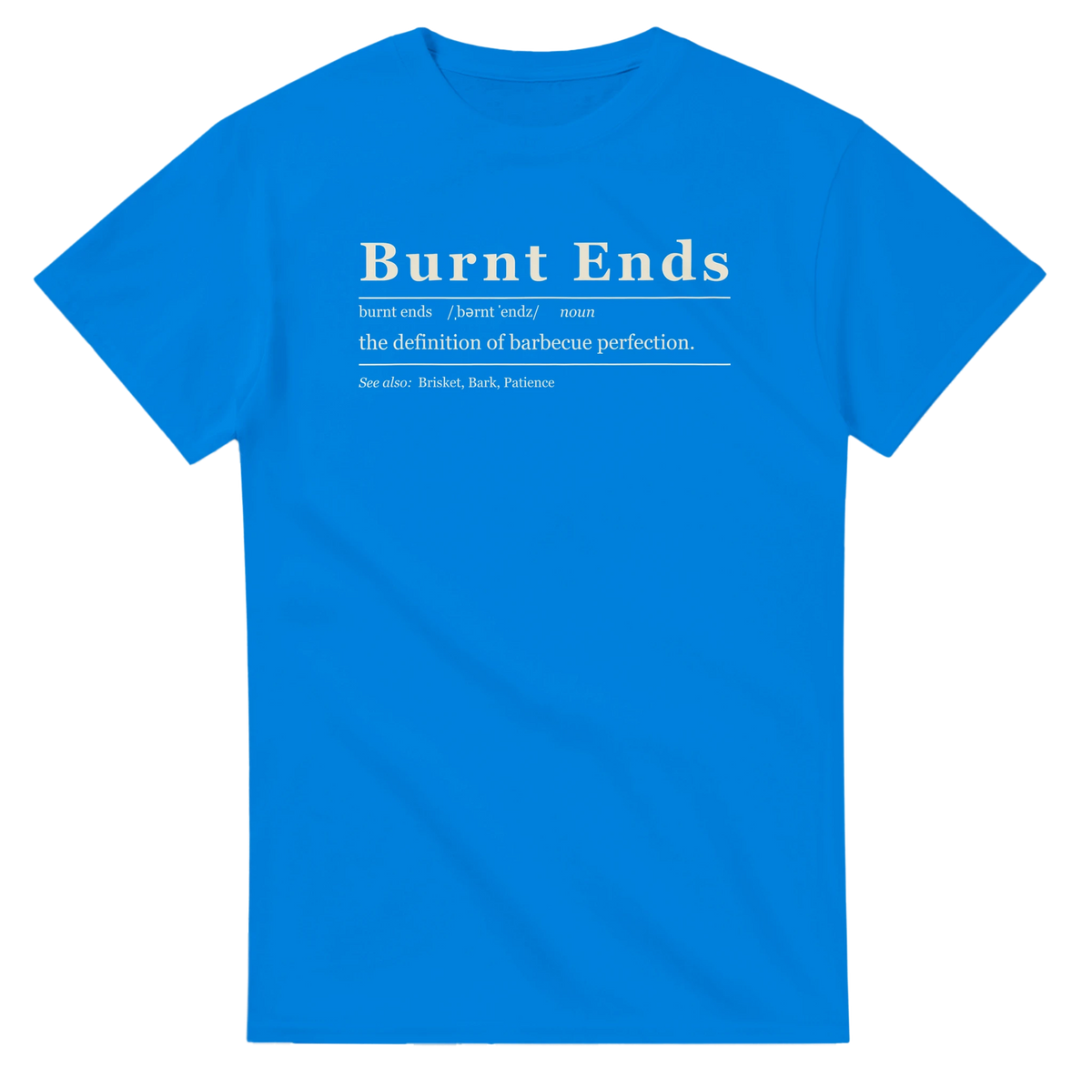 Burnt Ends Definition BBQ t-shirt, alternate view