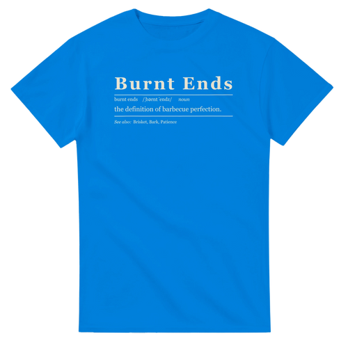 Burnt Ends Definition BBQ t-shirt, alternate view