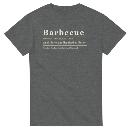 Barbecue Definition BBQ t-shirt, alternate view