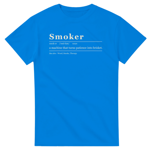 Smoker Definition BBQ t-shirt, alternate view