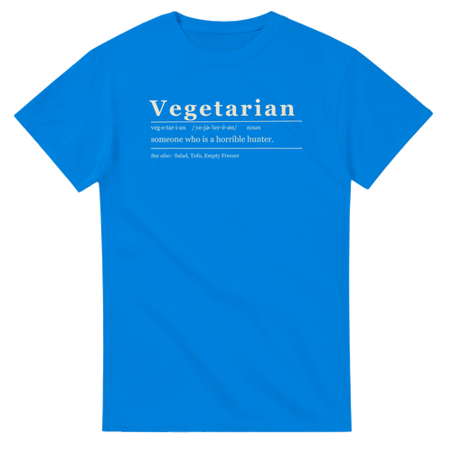 Vegetarian Definition BBQ t-shirt, alternate view