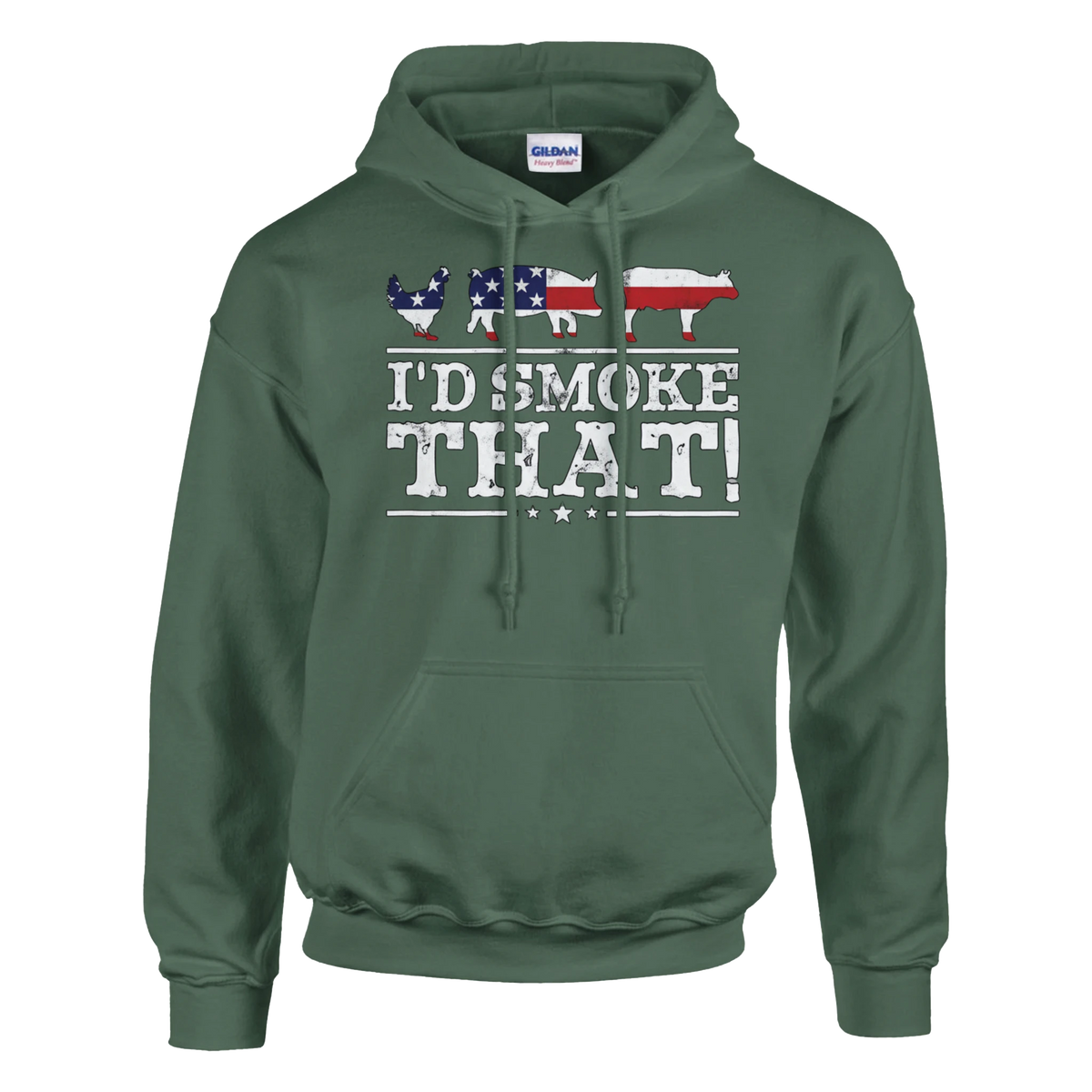 I'd Smoke That Flag Hoodie