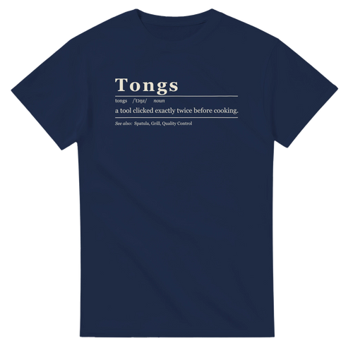 Tongs Definition BBQ t-shirt, alternate view