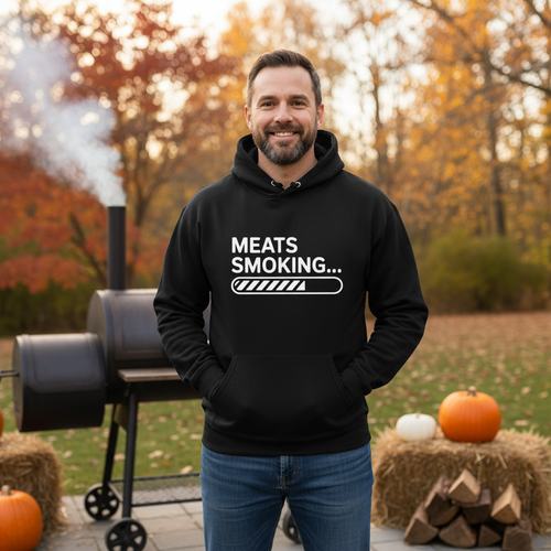Meats Smoking Progress Bar Hoodie