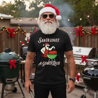 Load image into Gallery viewer, Santa Loves a Good Rub T-Shirt
