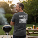Every Butt Deserves A Rub Tee - Back Design - MSA Logo on Front Chest