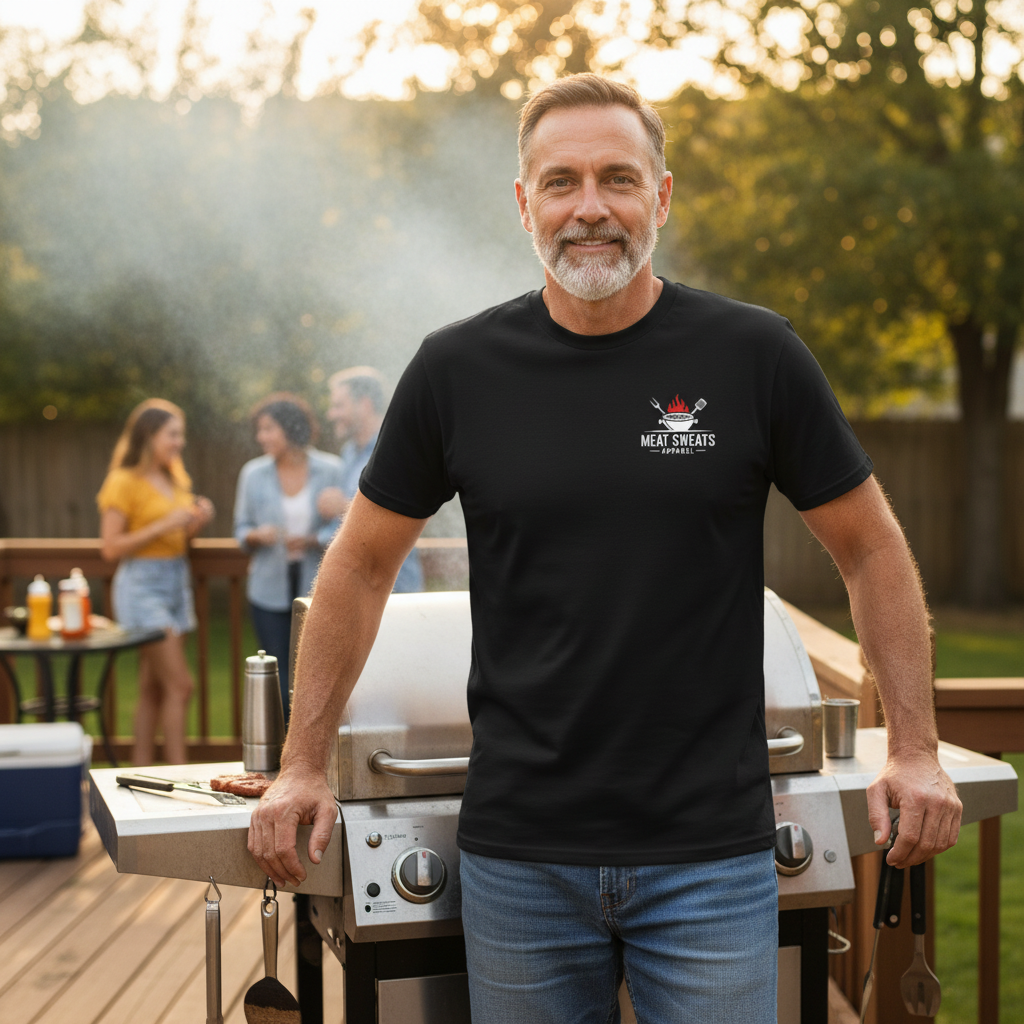 Every Butt Deserves A Rub Tee - Back Design - MSA Logo on Front Chest