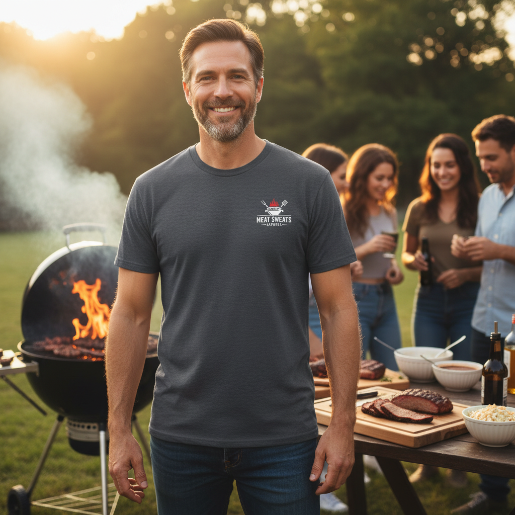 Brisket Butts Ribs & Freedom Tee - Back Design