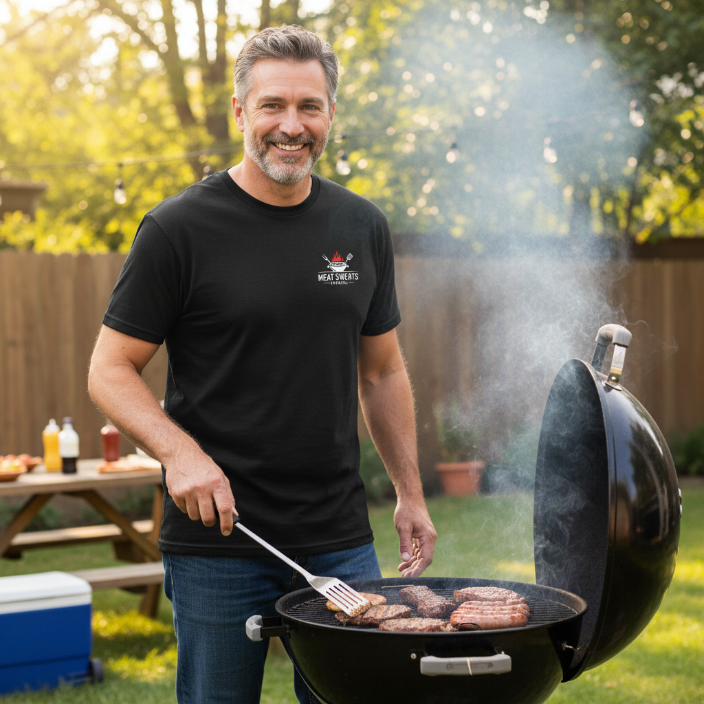 Brisketarian In Brisket We Trust Back Design Tee