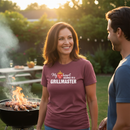 My Heart Belongs To A Grillmaster — Women's BBQ Tee
